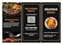 design a food trifold brochure